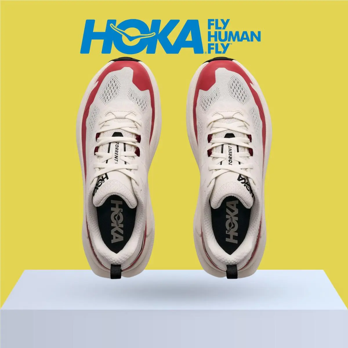 Hoka shoes - Hoka One One Torrent 5 - Alabaster/Burnt Red 7