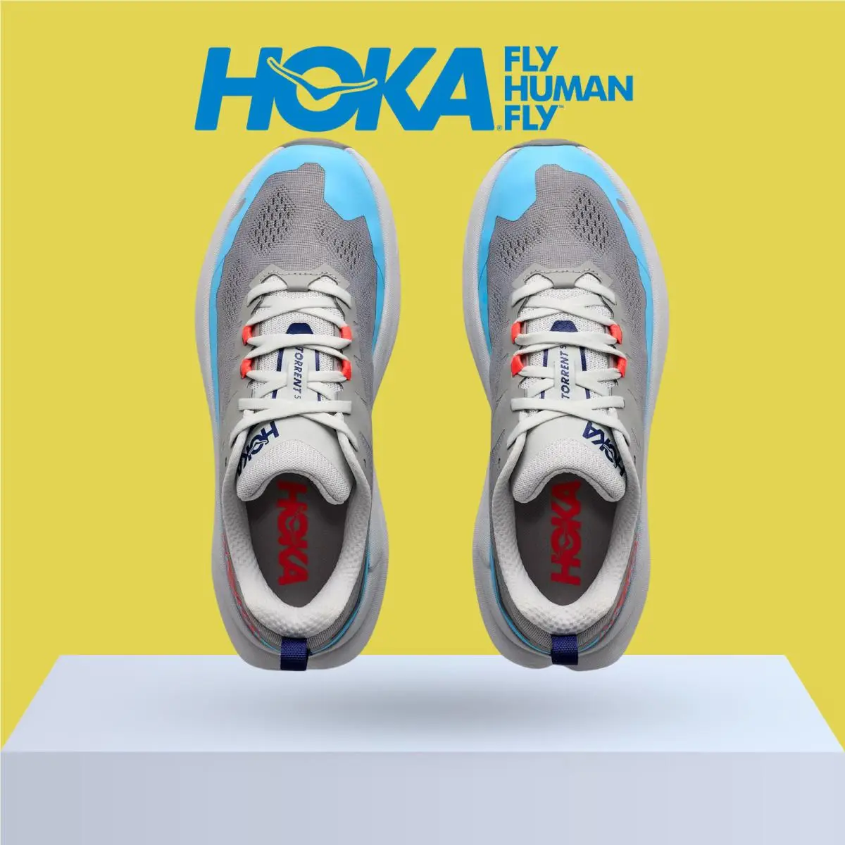 Hoka shoes - Hoka One One Torrent 5 - Alabaster/Burnt Red 27
