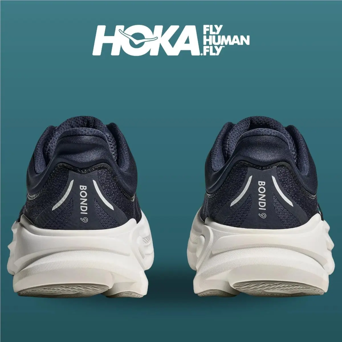 Hoka shoes - HOKA Bondi 9 Wide - Bondi Wide - 1162011-VYN - Varsity Navy/White 5