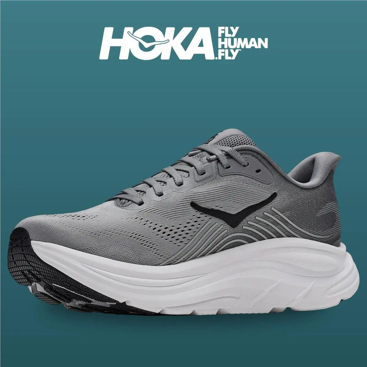 Hoka shoes - HOKA Clifton 11 Wide - Clifton Wide - 1176572-GCTC - Galactic Grey/Stellar Grey 4