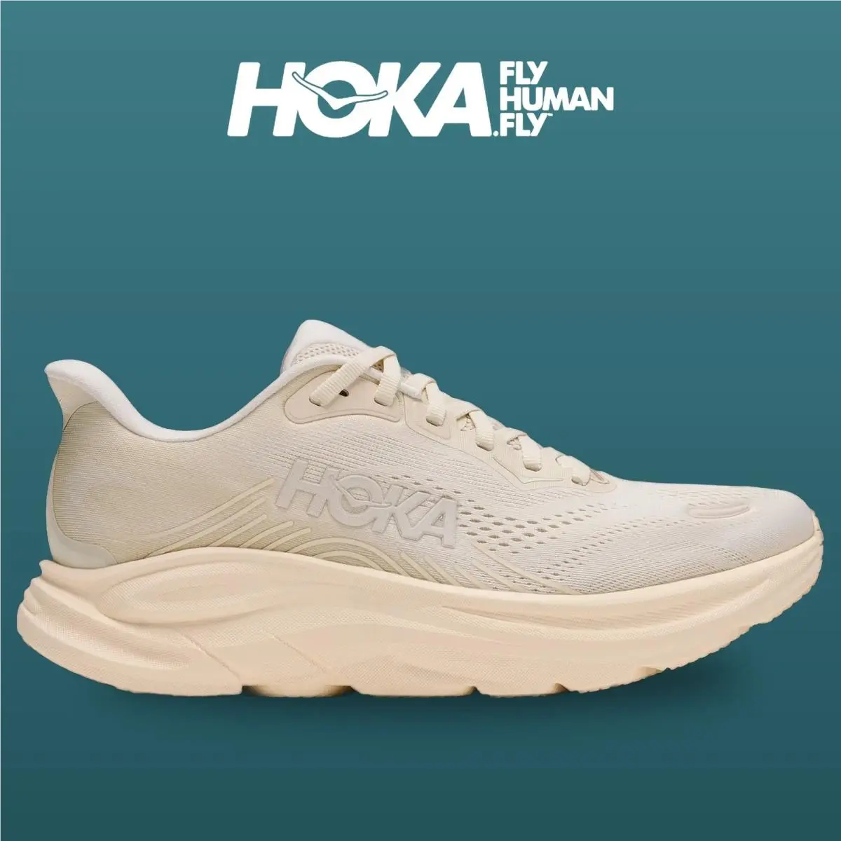 Hoka shoes - Clifton 11 - Clifton - 1176573-ALK - Alabaster/Oat Milk 8