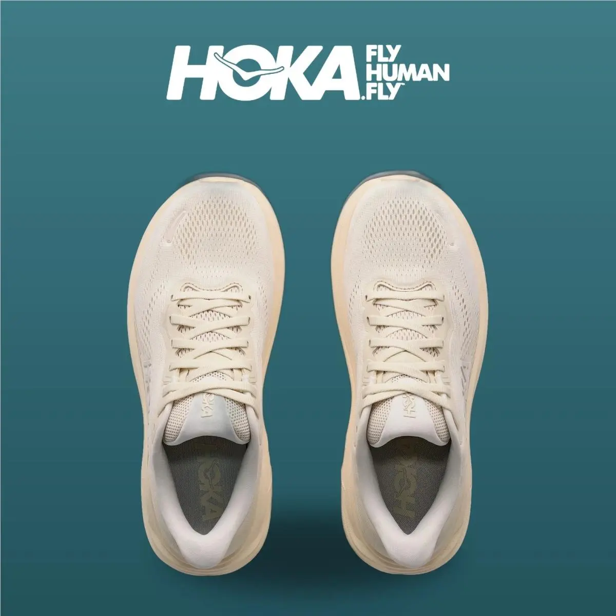 Hoka shoes - Clifton 11 - Clifton - 1176573-ALK - Alabaster/Oat Milk 9