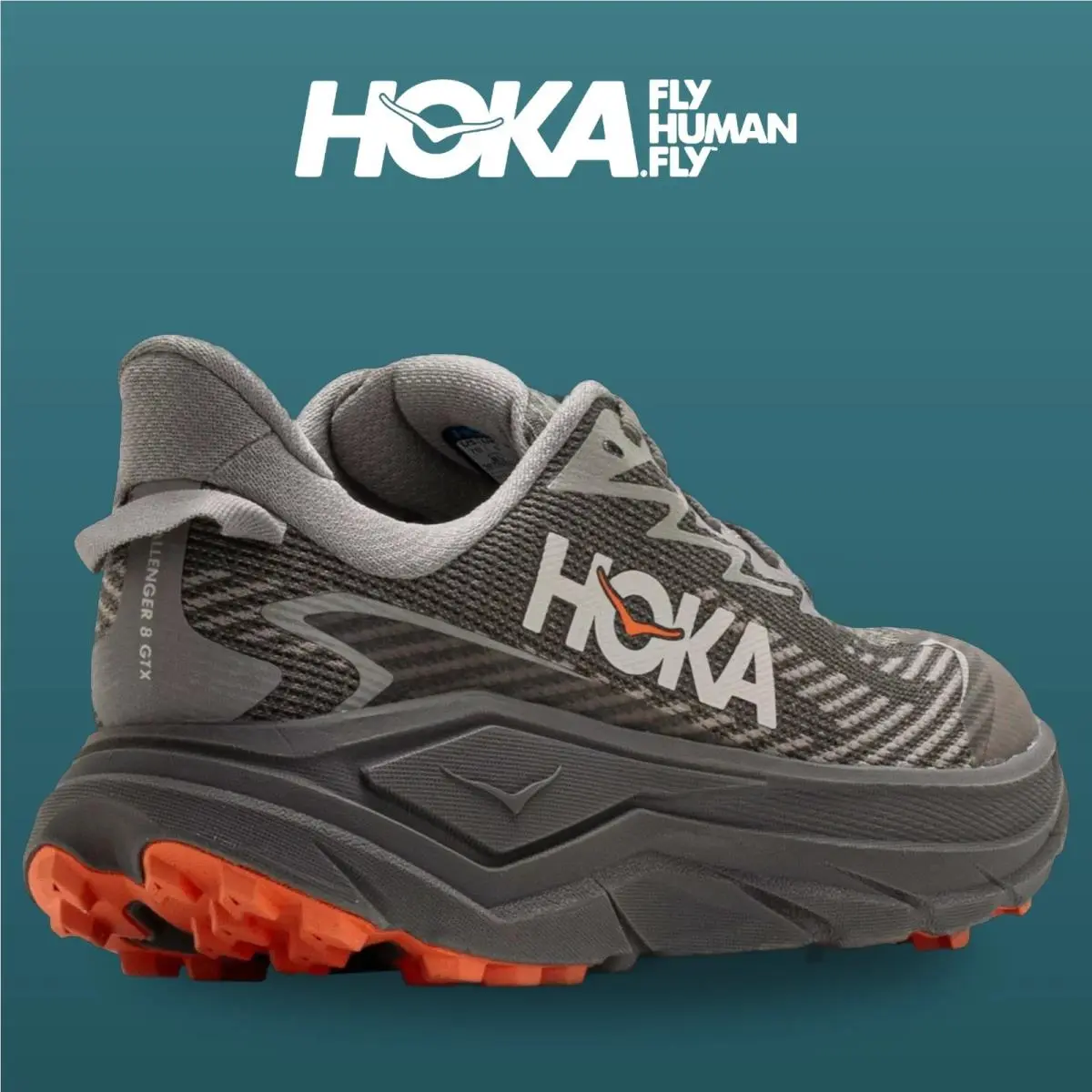 Hoka shoes - Challenger 8 Gtx - Challenger Gtx - 1171959-CVL - Cement/Gravel 11