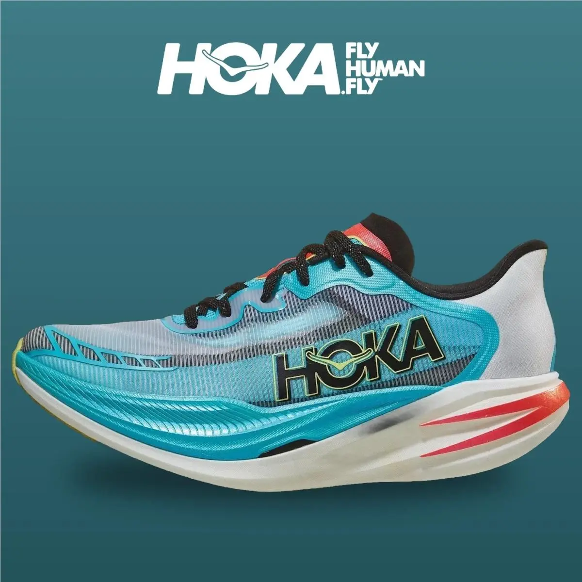 Hoka shoes - Cielo X1 2 0 - Cielo - 1162053-FLCK - Frost/Black 6