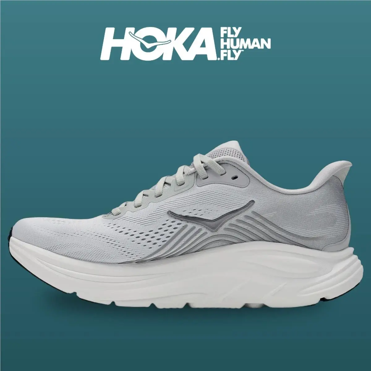 Hoka shoes - HOKA Clifton 11 Wide - Clifton Wide - 1176573-SDSTS - Stardust/Silver 2