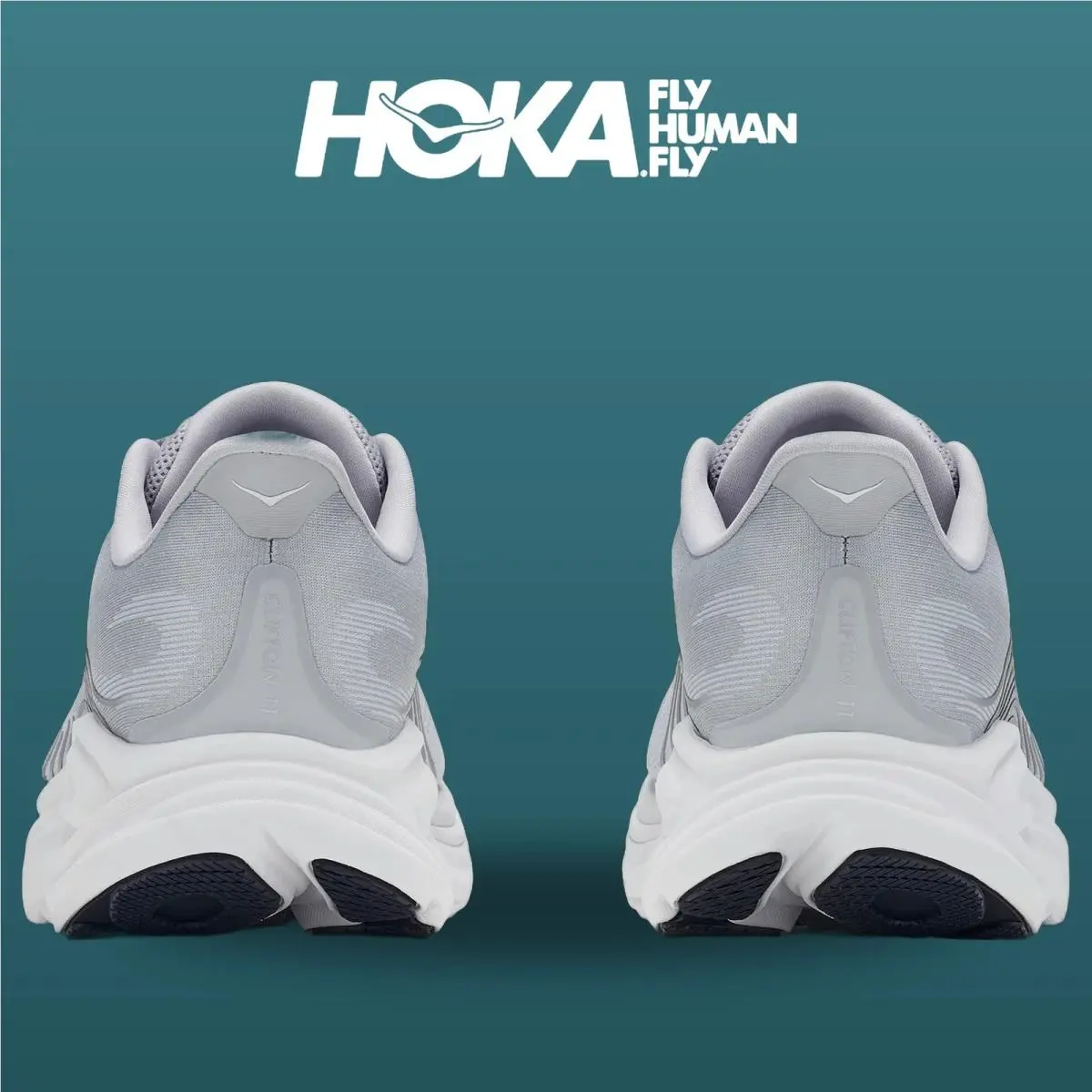 Hoka shoes - HOKA Clifton 11 Wide - Clifton Wide - 1176573-SDSTS - Stardust/Silver 12