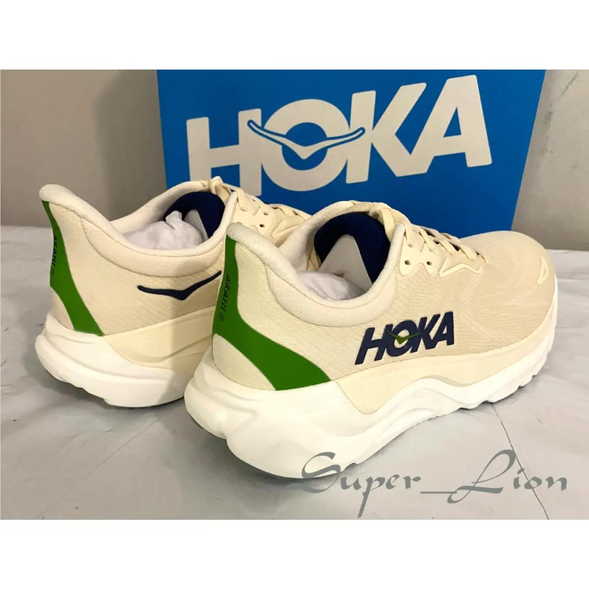 Hoka shoes - Hoka One One Arahi - One One Arahi - Alabaster/Birch 13