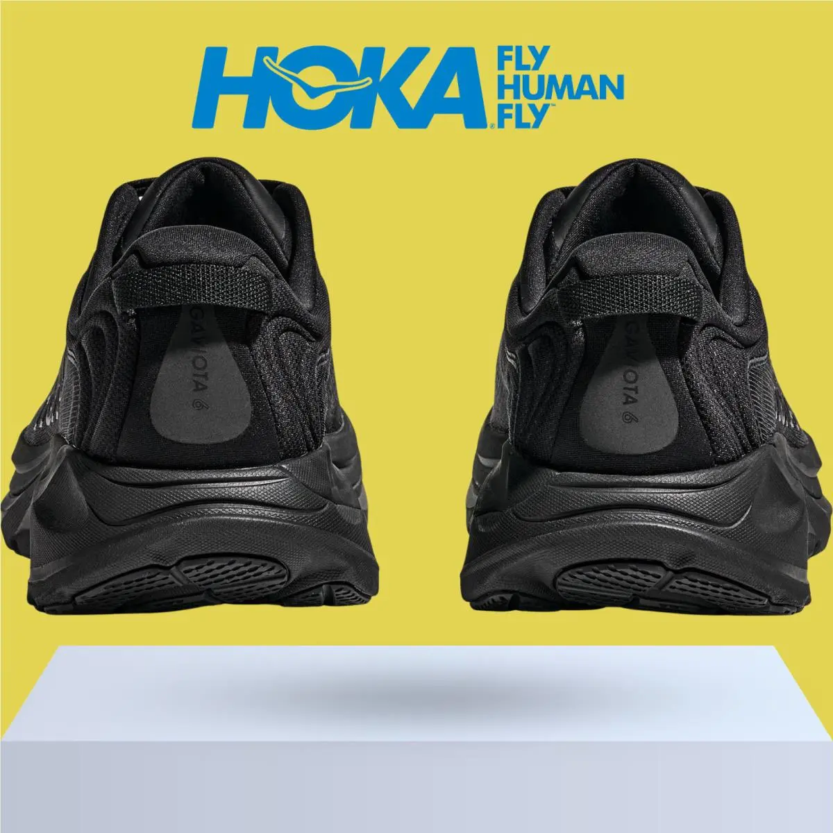 Hoka shoes - Hoka One One Gaviota 6 - Black/Black 6