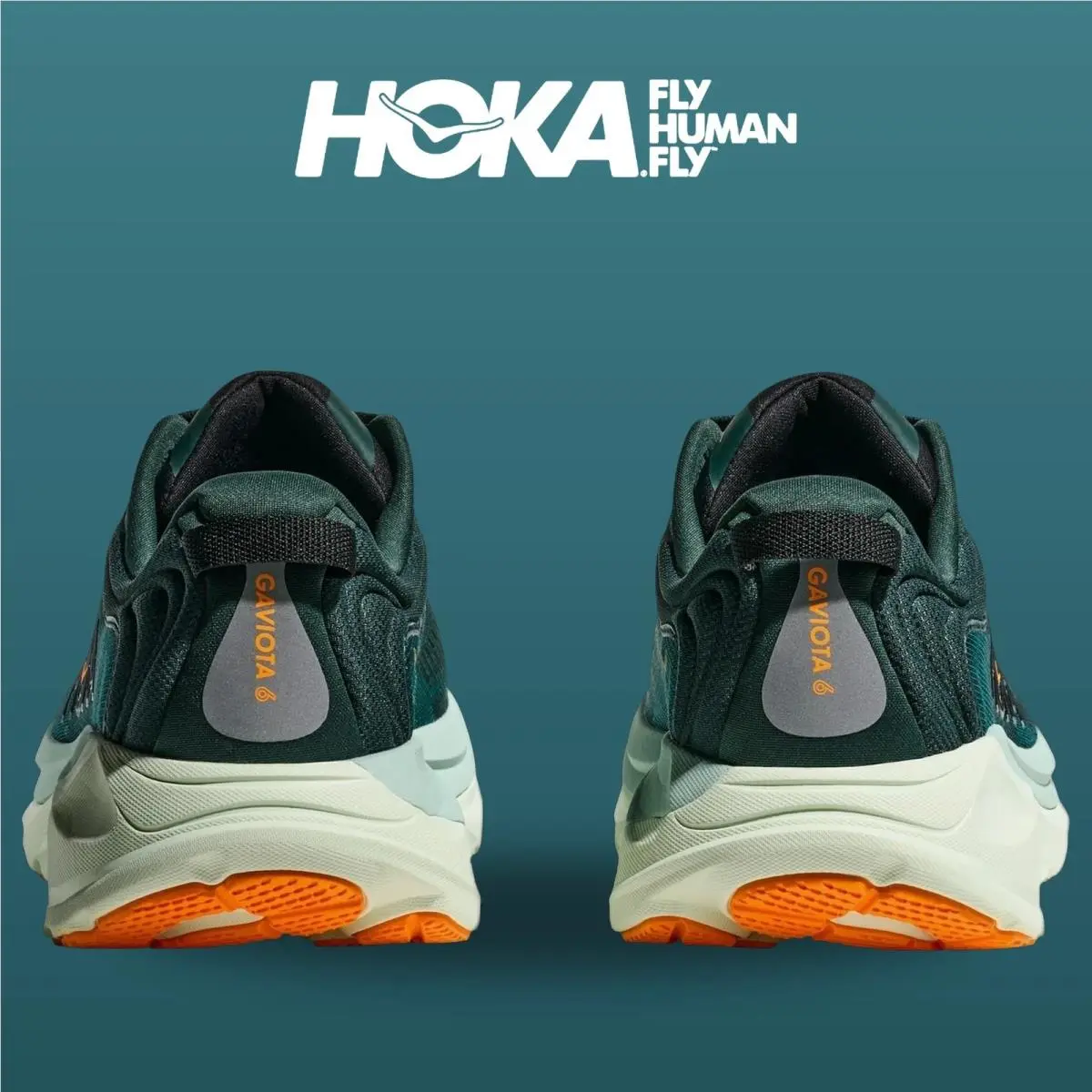 Hoka shoes - Gaviota 6 - Gaviota - 1171932-BLFT - Bay Leaf/Tidal Wave 3