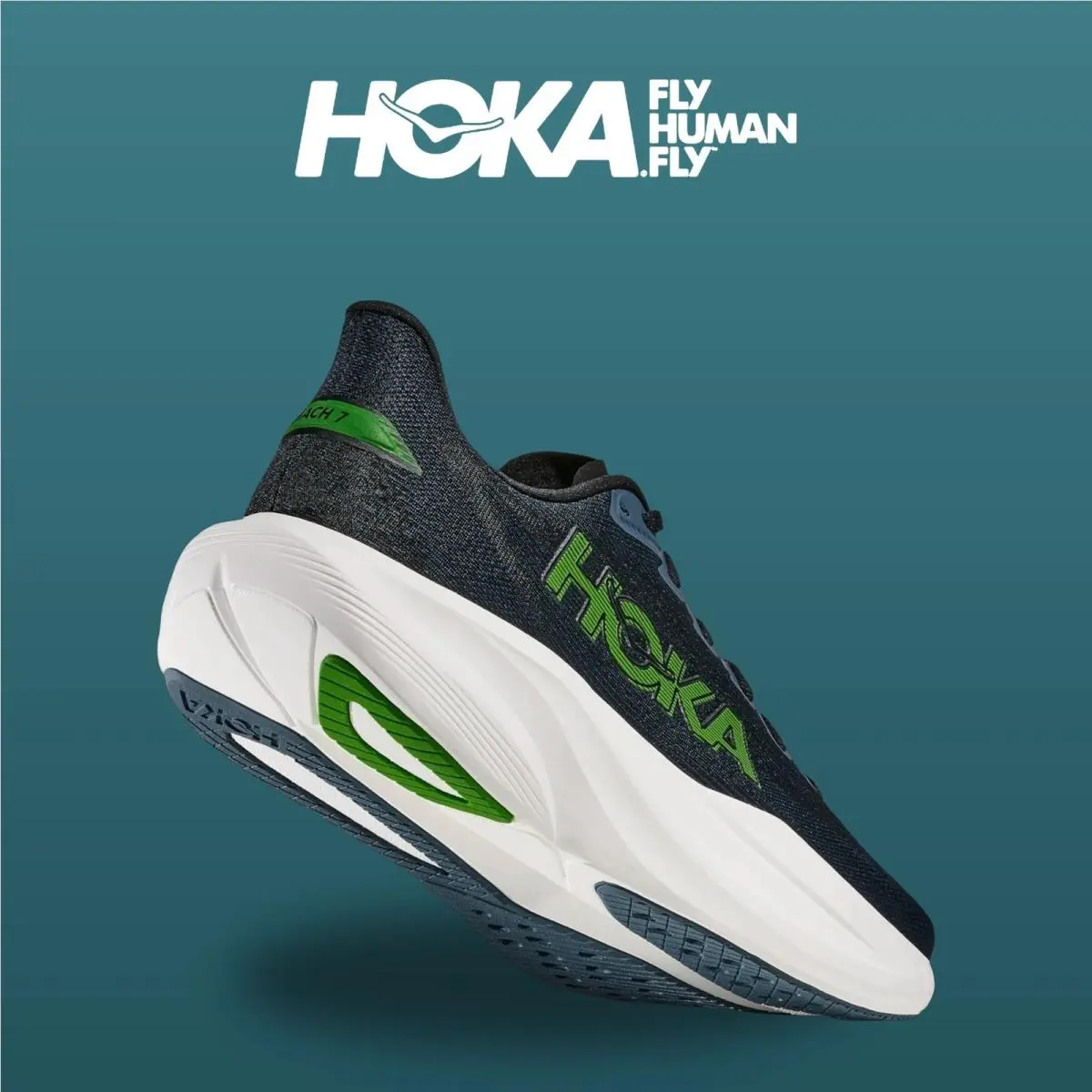 Hoka shoes - Mach 7 - Mach - 1171904-VFD - Varsity Navy/Faded Navy 6