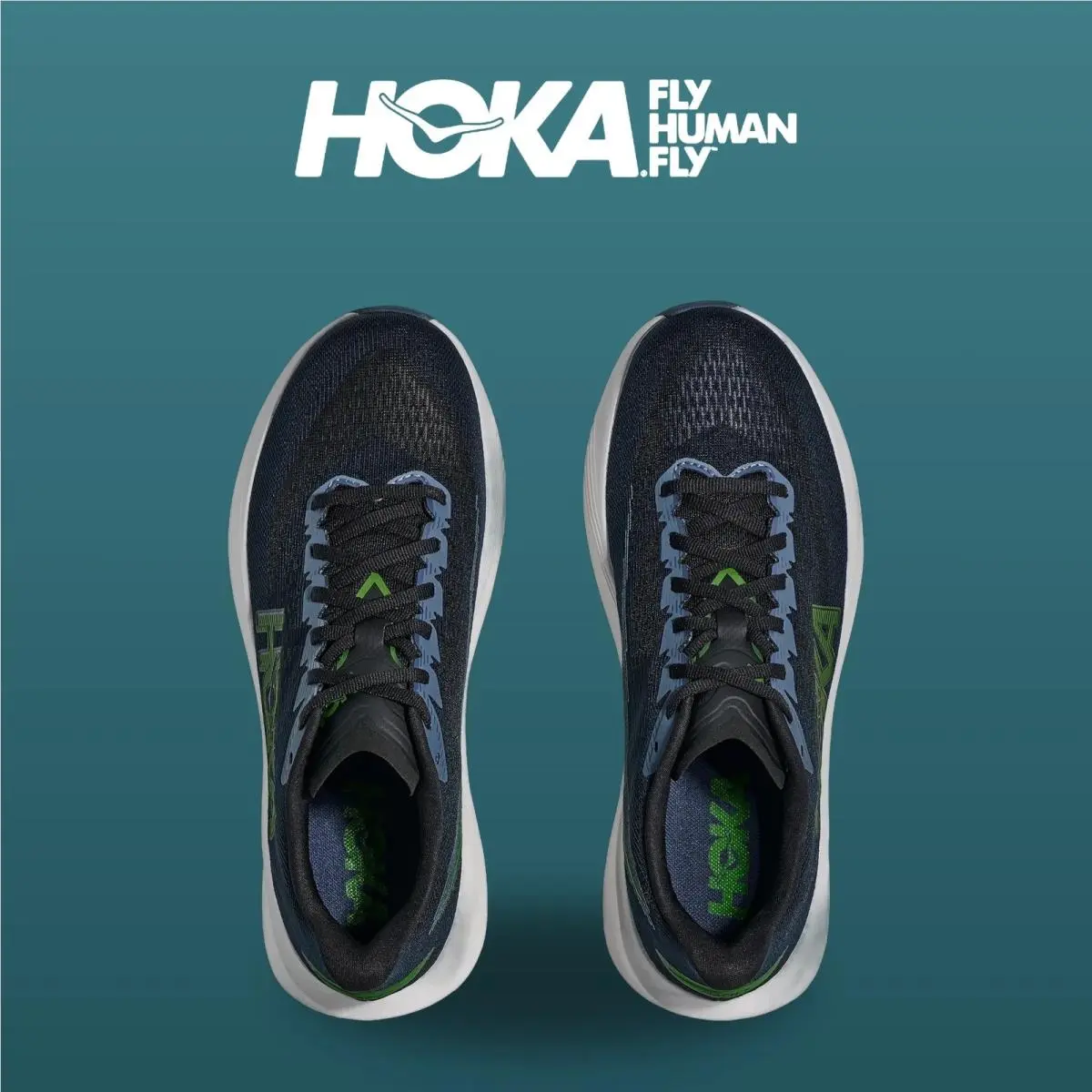 Hoka shoes - Mach 7 - Mach - 1171904-VFD - Varsity Navy/Faded Navy 9