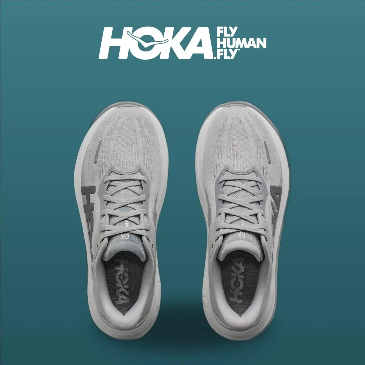 Hoka shoes - Clifton Pro - Clifton Pro - 1176530-STSTL - Stardust/Stellar Grey 9