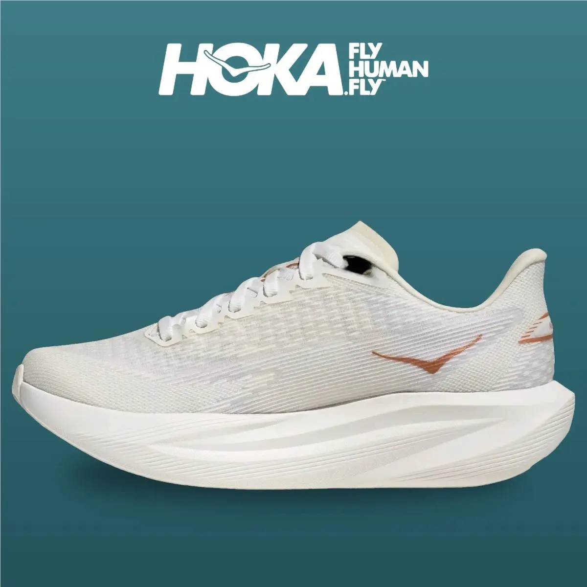 Hoka shoes - Mach 7 - Mach - 1171938-FTRS - Frost/Rose Gold 2