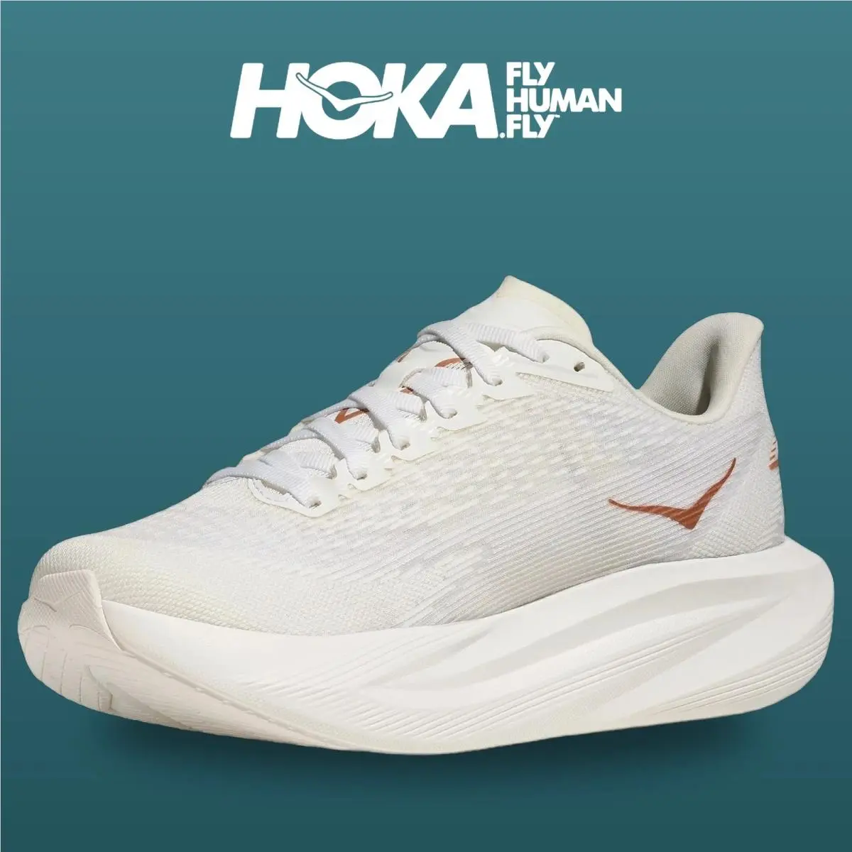 Hoka shoes - Mach 7 - Mach - 1171938-FTRS - Frost/Rose Gold 5
