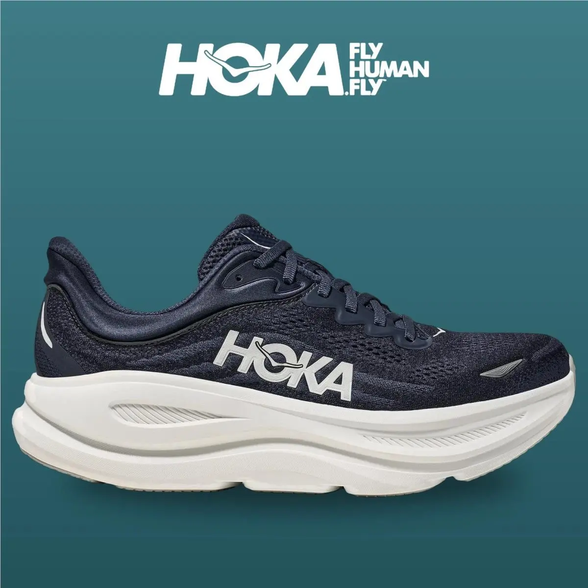 Hoka shoes - Bondi 9 - Bondi - 1162011-VYN - Varsity Navy/White 7