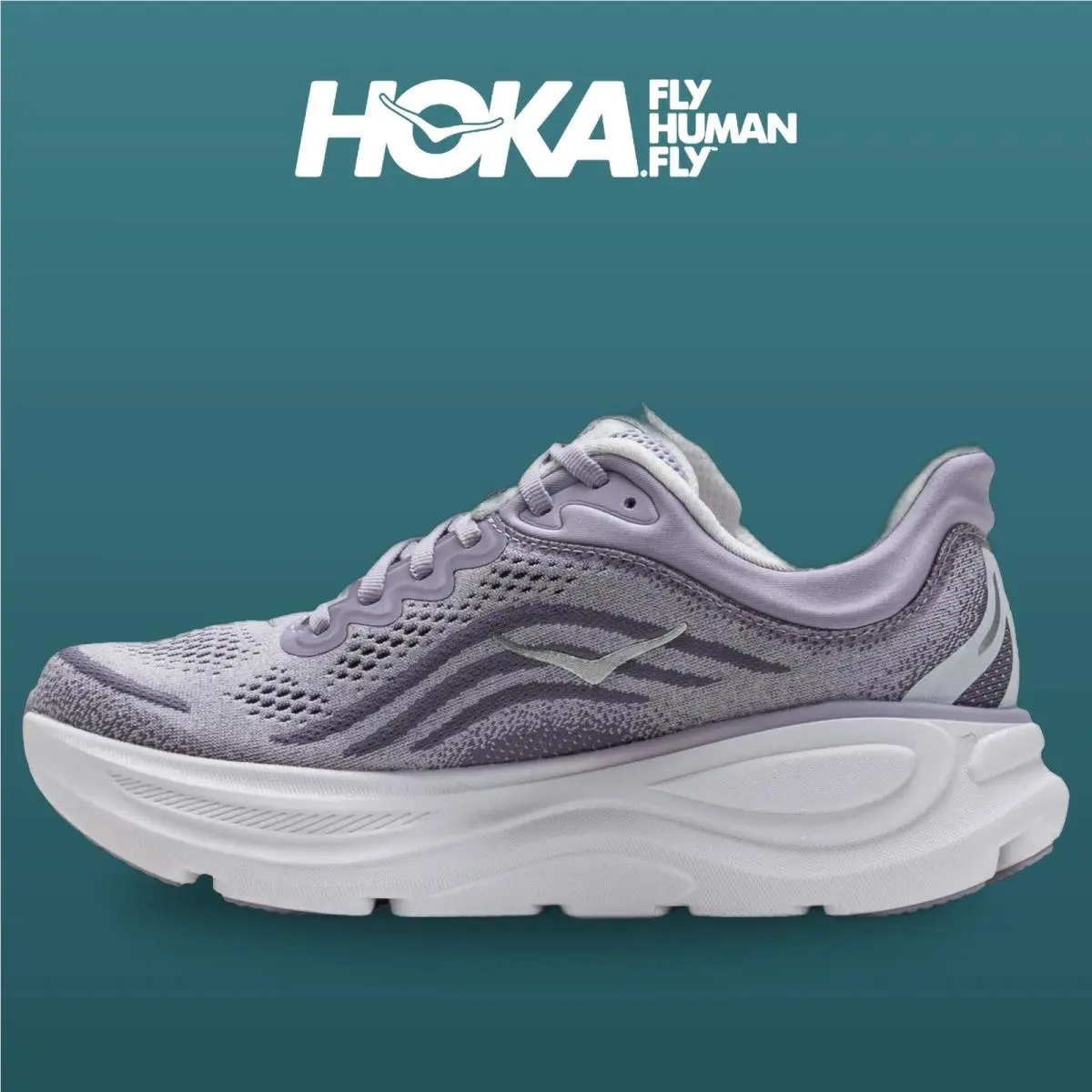 Hoka shoes - HOKA Bondi 9 Wide - Bondi Wide - 1162012-MLLW - Mellow Lilac/Purple Fog 7