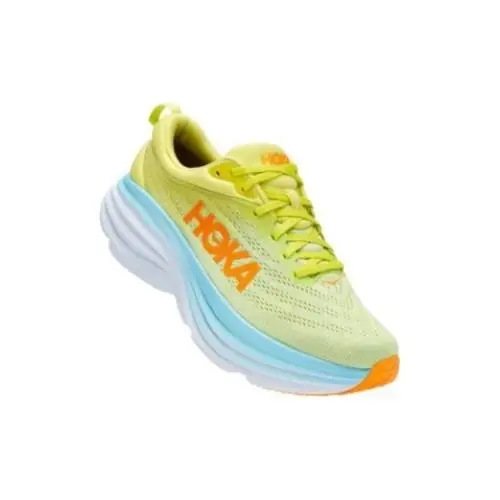 Hoka Men`s Bondi 8 Size 10 Bepm 1123202 Butterfly / Evening Primrose