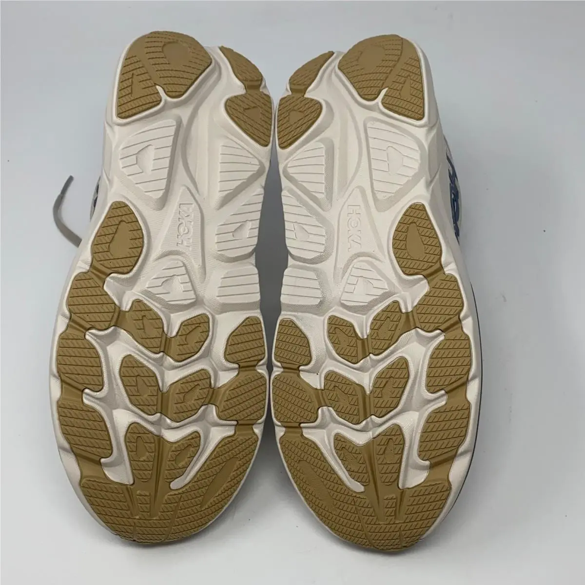 Hoka shoes - Putty/Grout Beige/Blue (UPC: 198605493362) 4