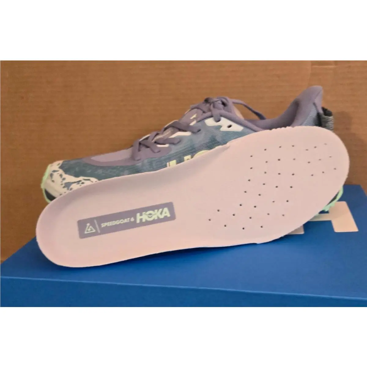 Hoka shoes - Hoka Speedgoat 6 - Speedgoat - 1147811-MNLG-95 - Moonlight/Thunder Cloud (UPC: 197634717210) 7