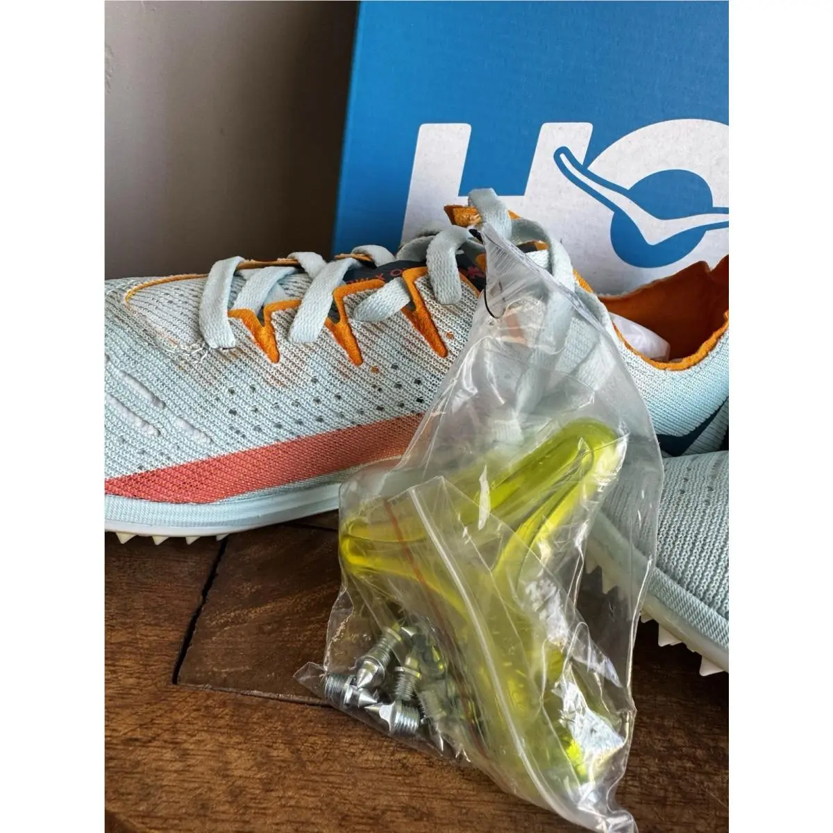 Hoka shoes - Hoka One One Cielo X - Blue (UPC: 0195719204914) 1