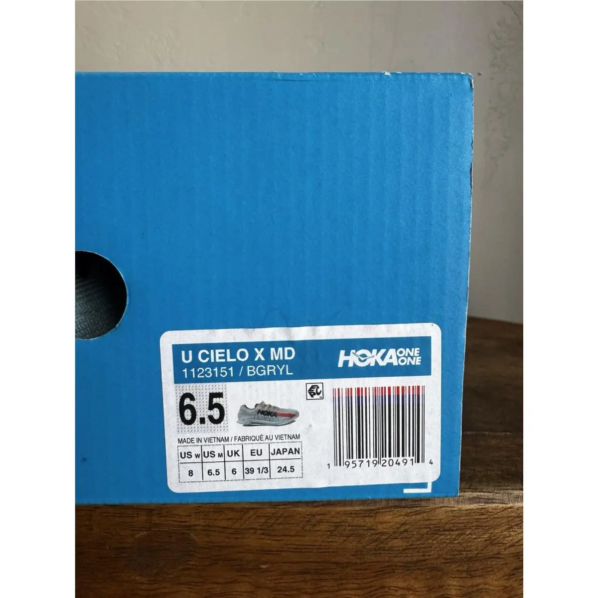 Hoka shoes - Hoka One One Cielo X - Blue (UPC: 0195719204914) 4