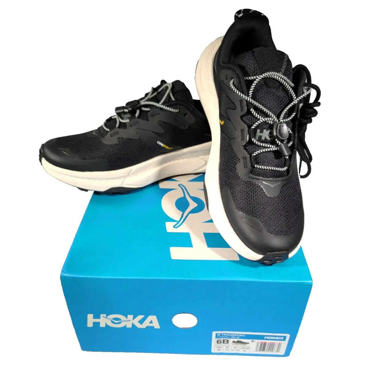 Hoka shoes - Hoka One One Transport - One One Transport - 1123154/BKLB - Black (UPC: 197634429670) 14