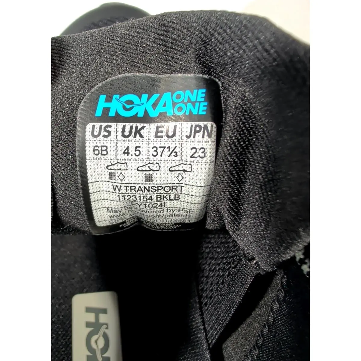 Hoka shoes - Hoka One One Transport - One One Transport - 1123154/BKLB - Black (UPC: 197634429670) 9