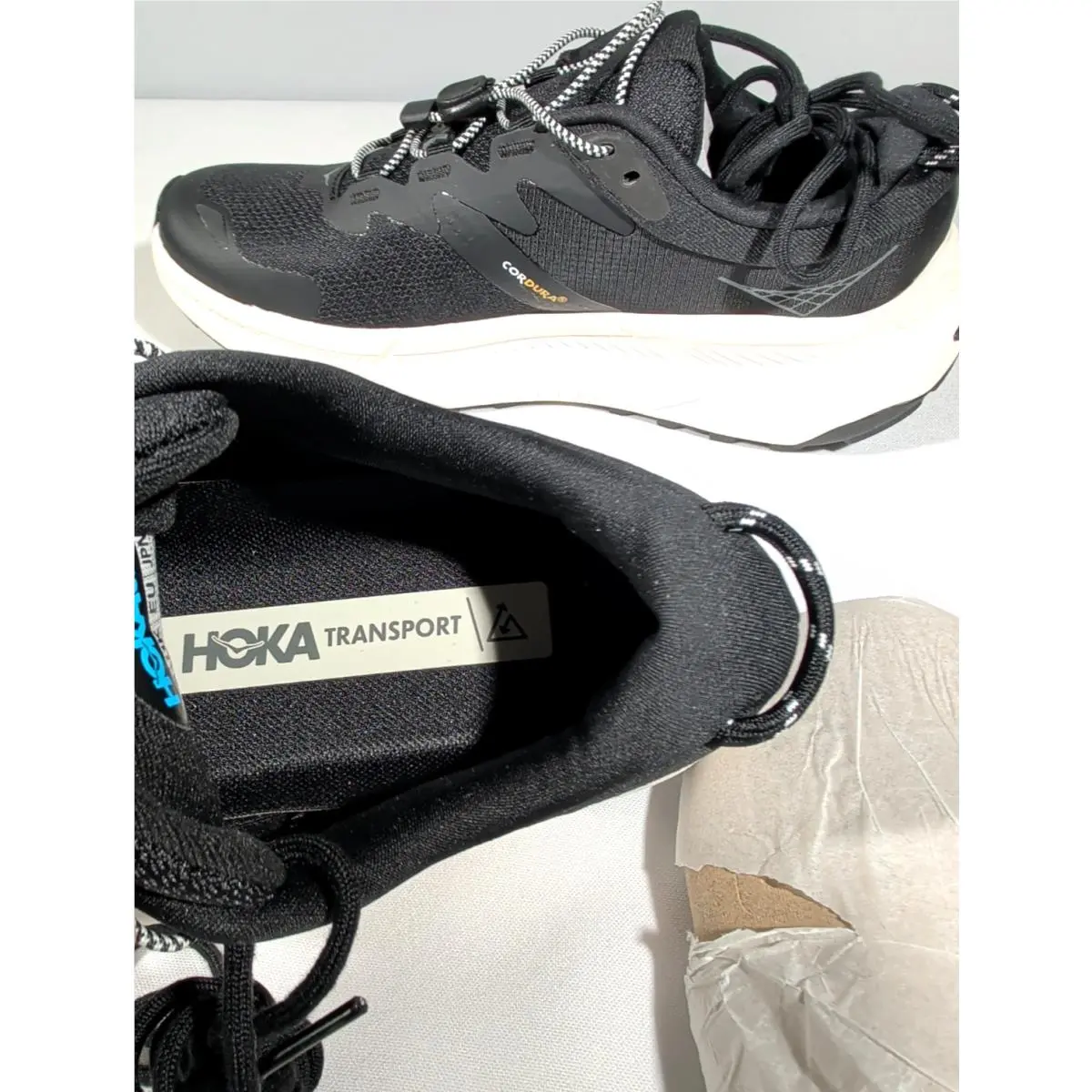 Hoka shoes - Hoka One One Transport - One One Transport - 1123154/BKLB - Black (UPC: 197634429670) 10