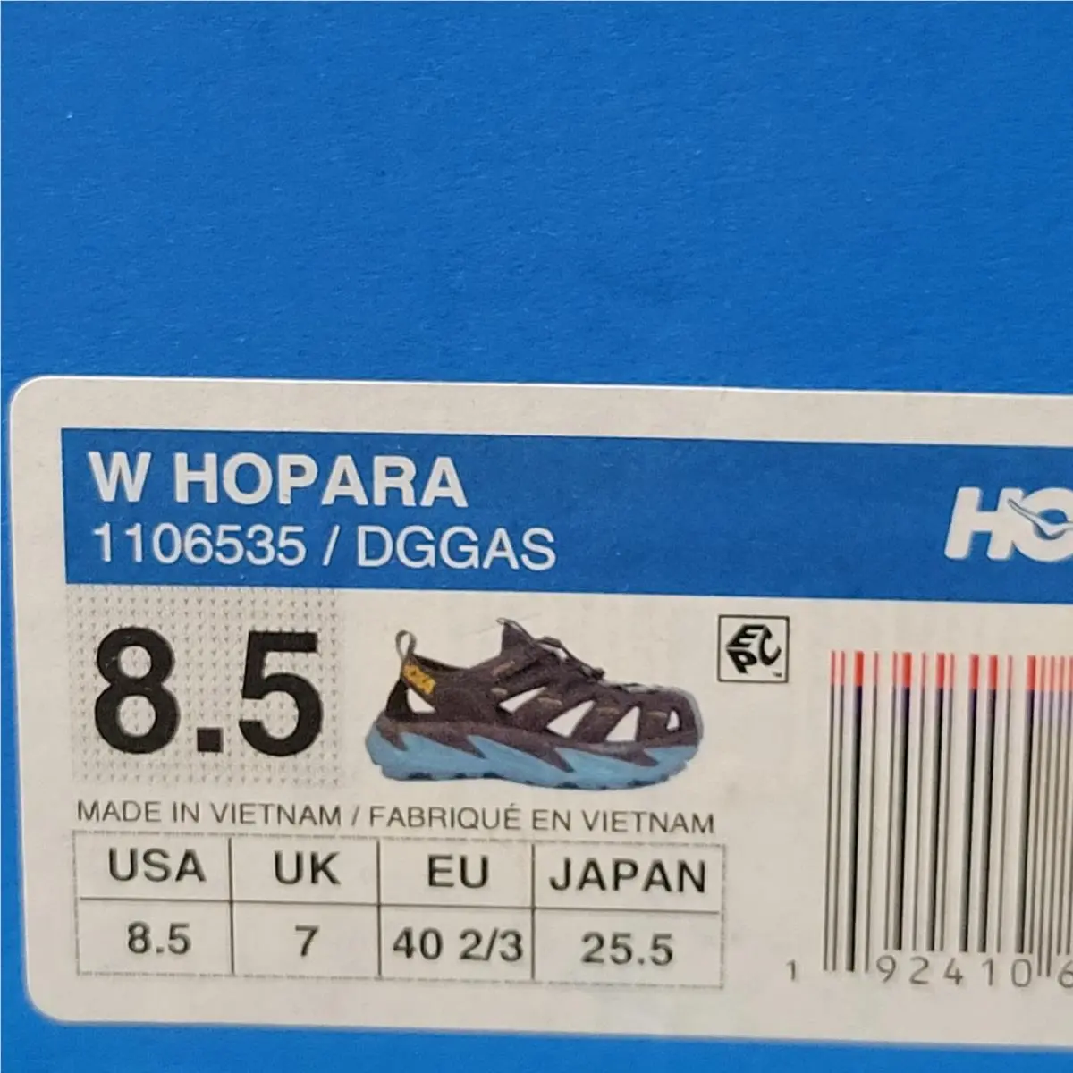 Hoka shoes - Hoka One One Hopara - One One Hopara - Dark Gull Grey/Antigua Sand 0