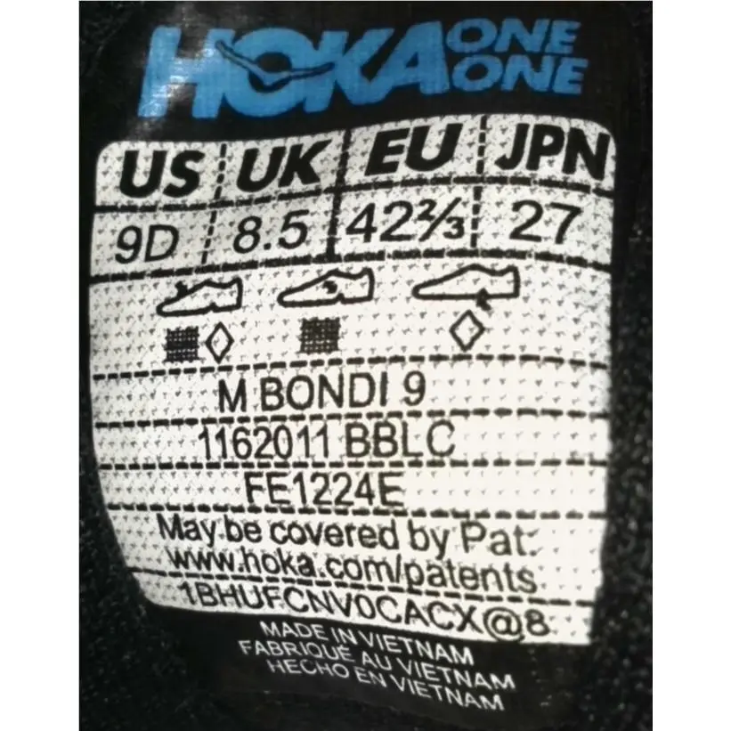 Hoka shoes - Hoka One One HOKA Bondi 9 - 1162011-BBLC - Black 4
