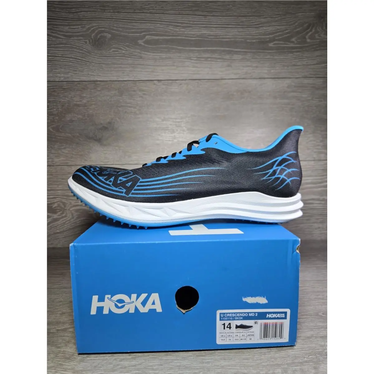 Hoka shoes - HOKA Crescendo MD 2 - Crescendo - 1155116/BKSK - Black, Blue 1