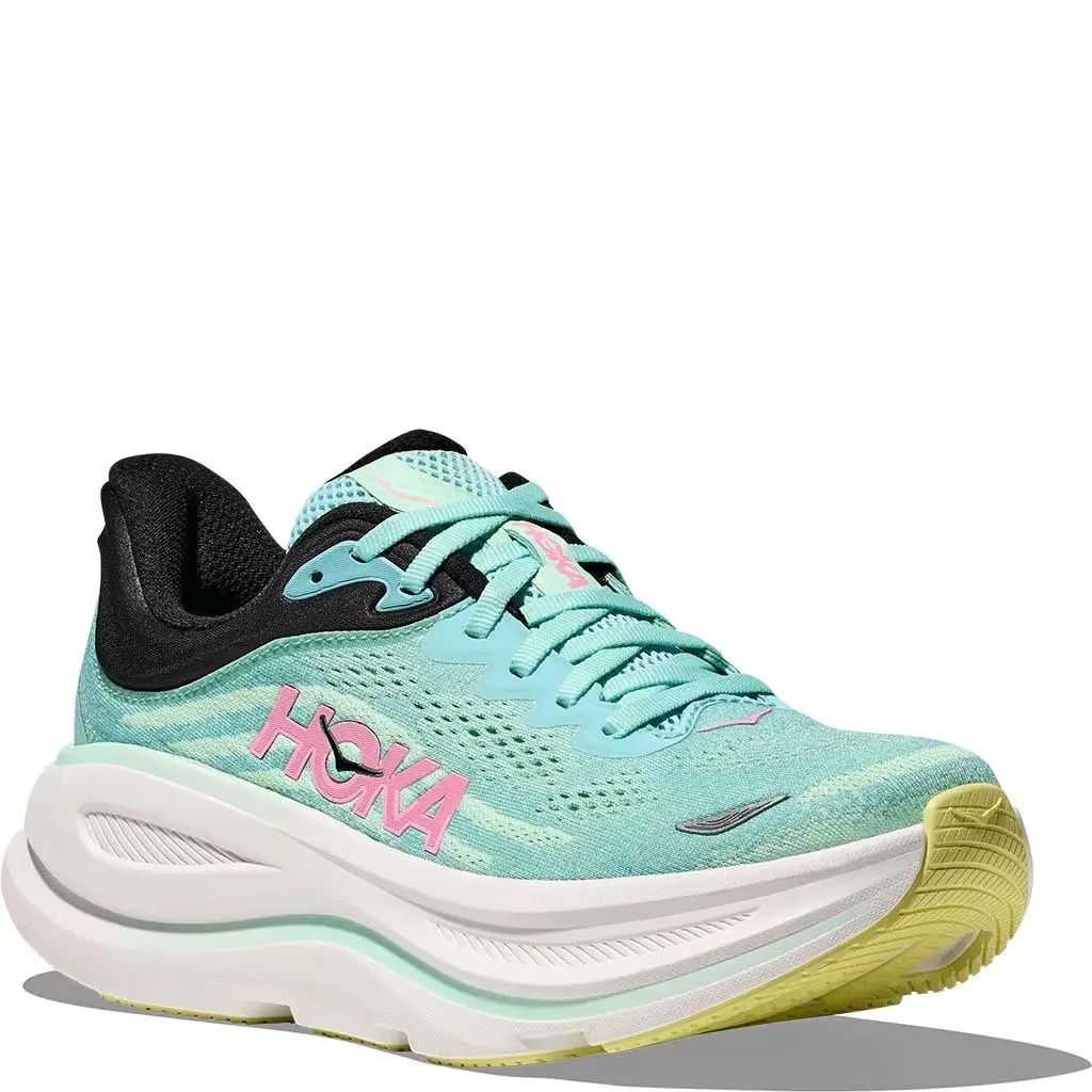 Hoka Bondi 9 Blue Spark/mint Fluorite Women`s Shoes Size 6 1162012-BTF