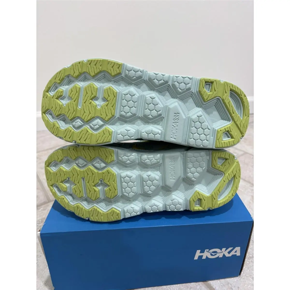 Hoka shoes - Hoka One One Clifton L Embroidery - 1126854-BGRYL - Blue (UPC: 195719220600) 1