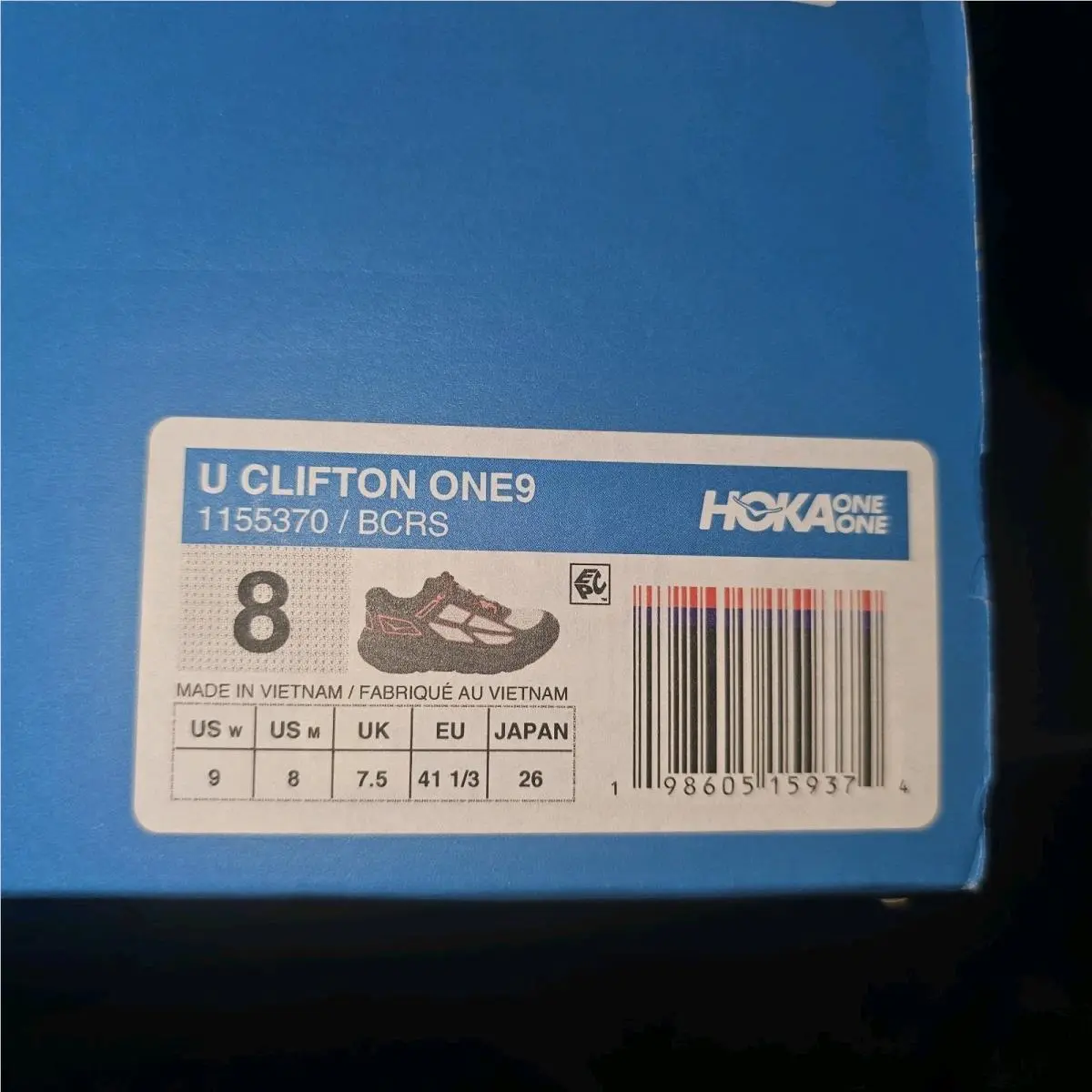 Hoka shoes - Hoka One One Clifton - One One Clifton - Black, White, Red 5