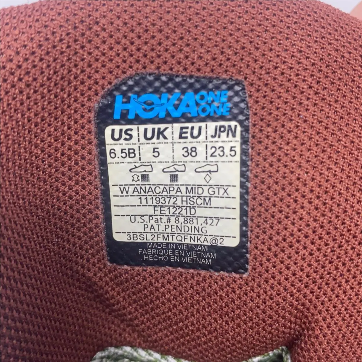 Hoka shoes - Hoka One One Anacapa - One One Anacapa - Red Hot Sauce Cherry Mahogany (UPC: 194715723153) 4