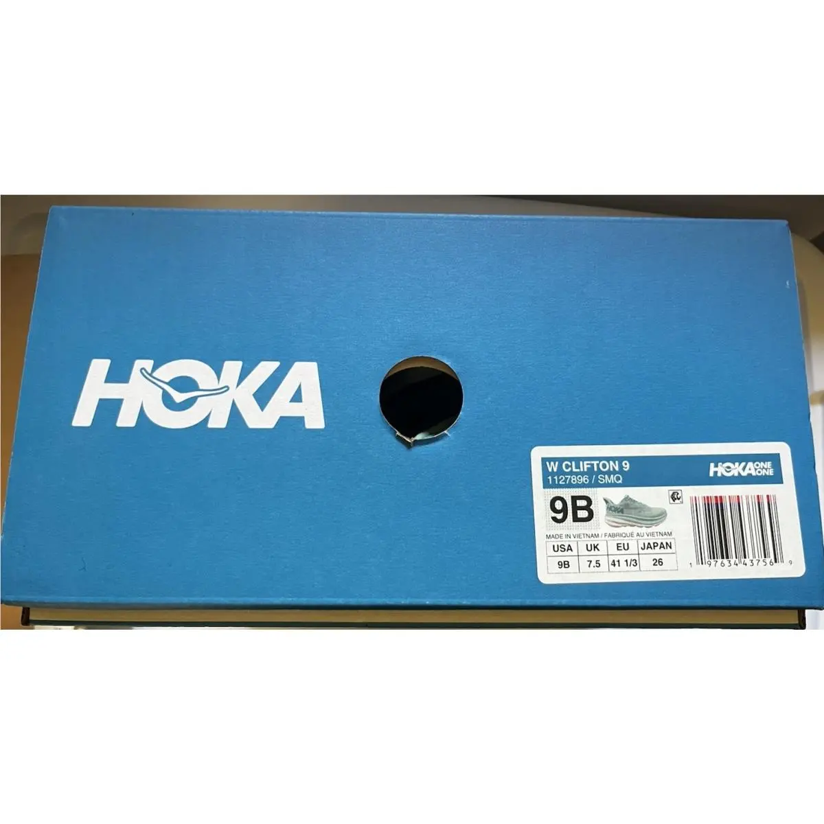 Hoka shoes - Clifton 9 - Clifton - 1127896 SMQ - AQUA BREEZE 1