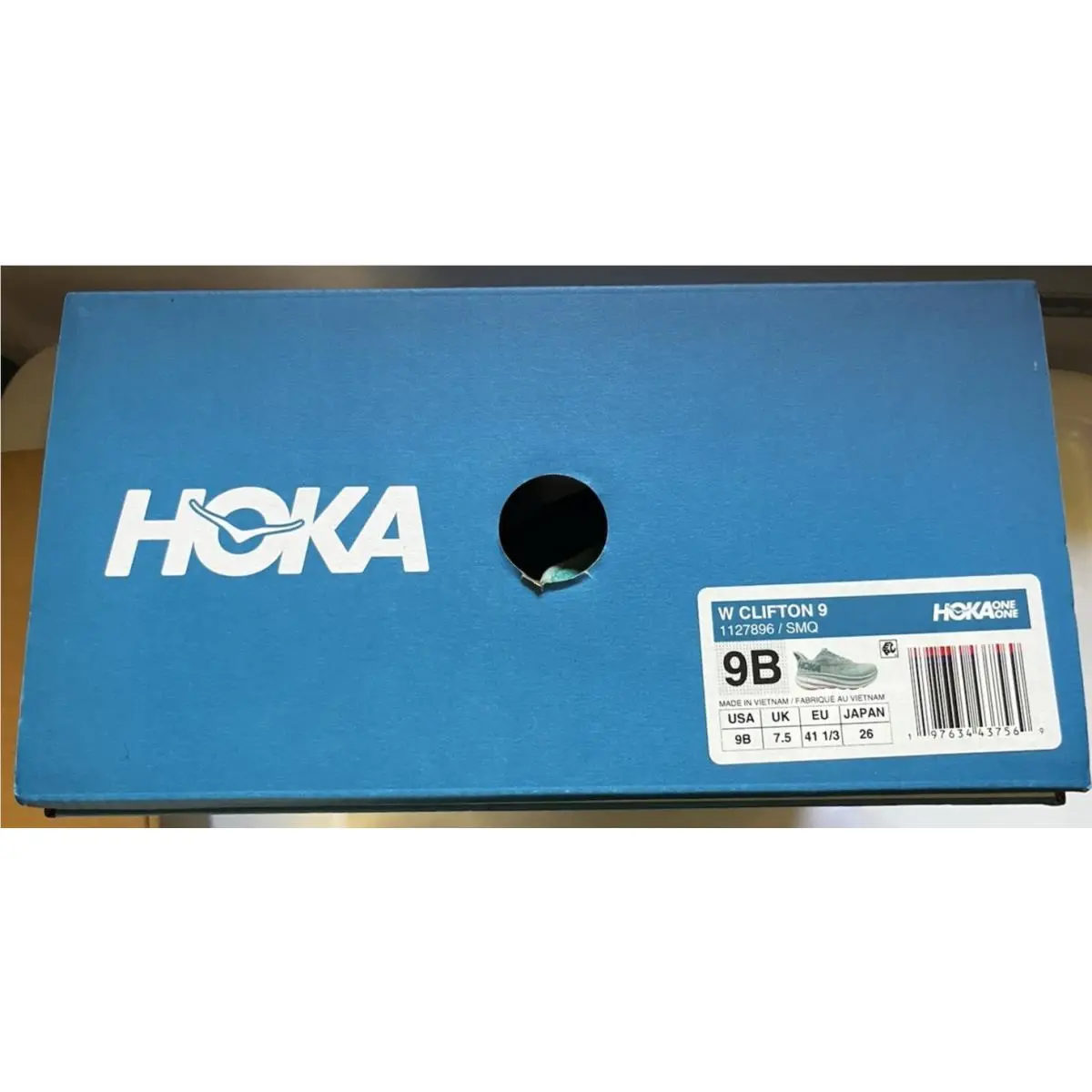 Hoka shoes - Clifton 9 - Clifton - 1127896 SMQ - AQUA BREEZE 7