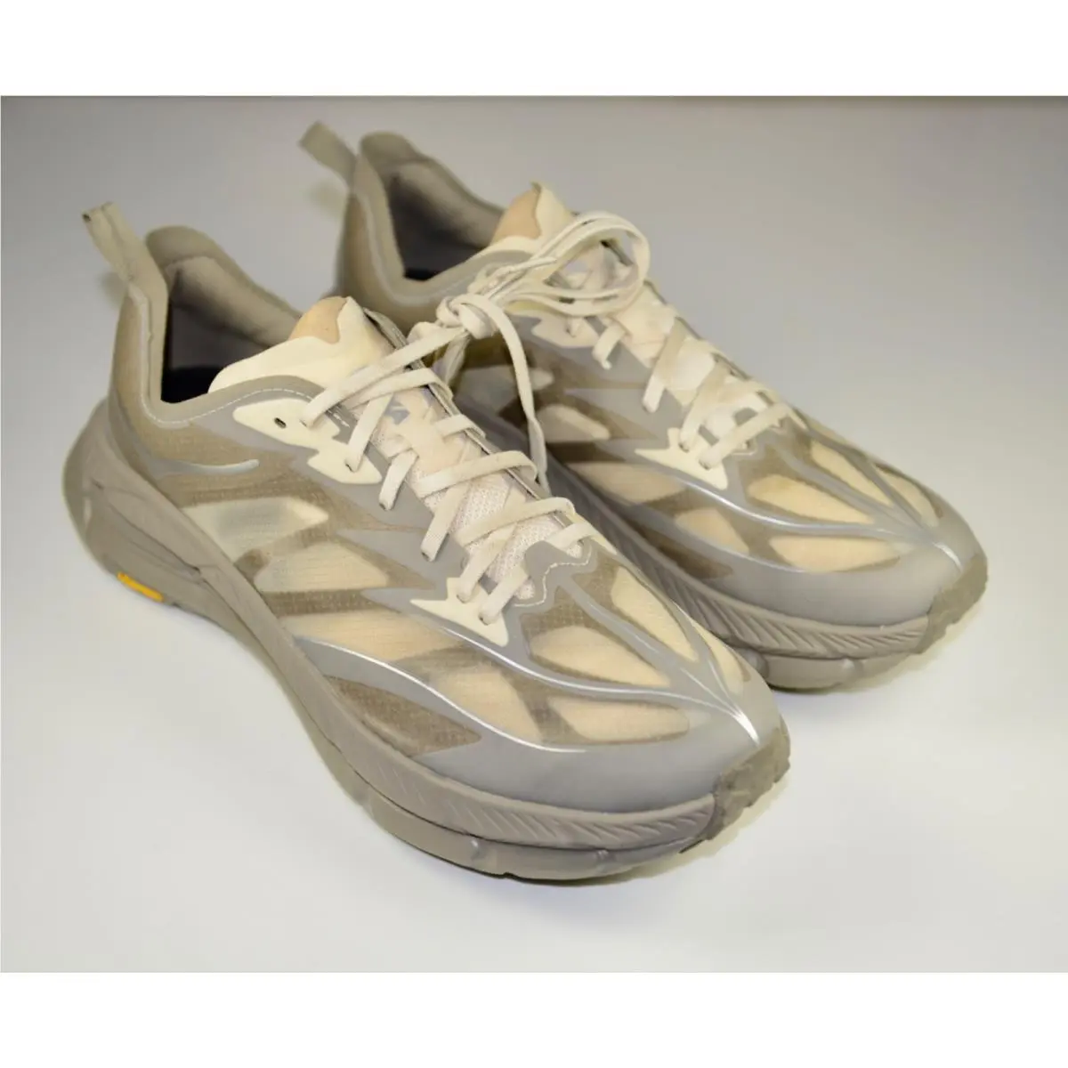 Hoka Mafate Speed 4 Lite Sneakers Light Roast Oatmilk Running Mens Size 12