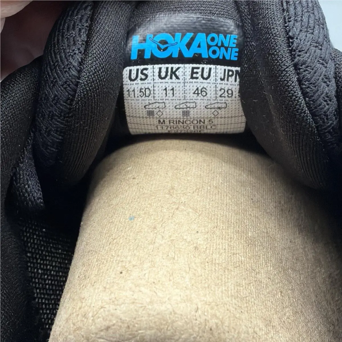 Hoka shoes - Hoka One One Rincon 5 - 1176630 - Black 10