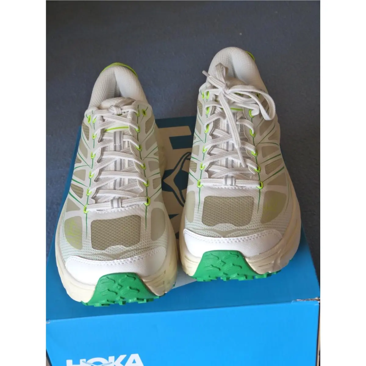Hoka shoes - U Mafate Speed 2 - Mafate Speed - White with some green 1
