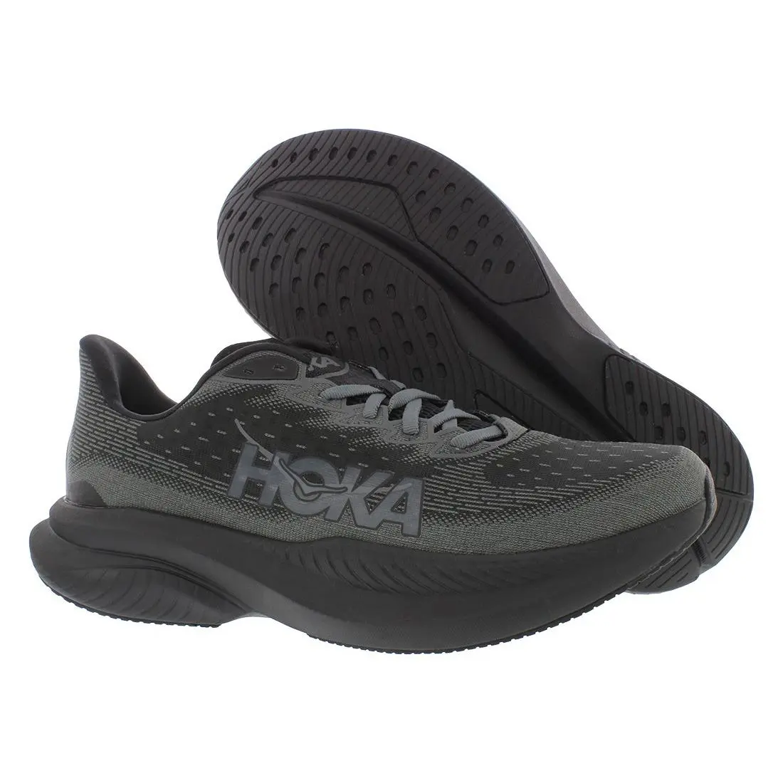Hoka Mach 6 Womens Shoes Size 11 Color: Black/outer Orbit