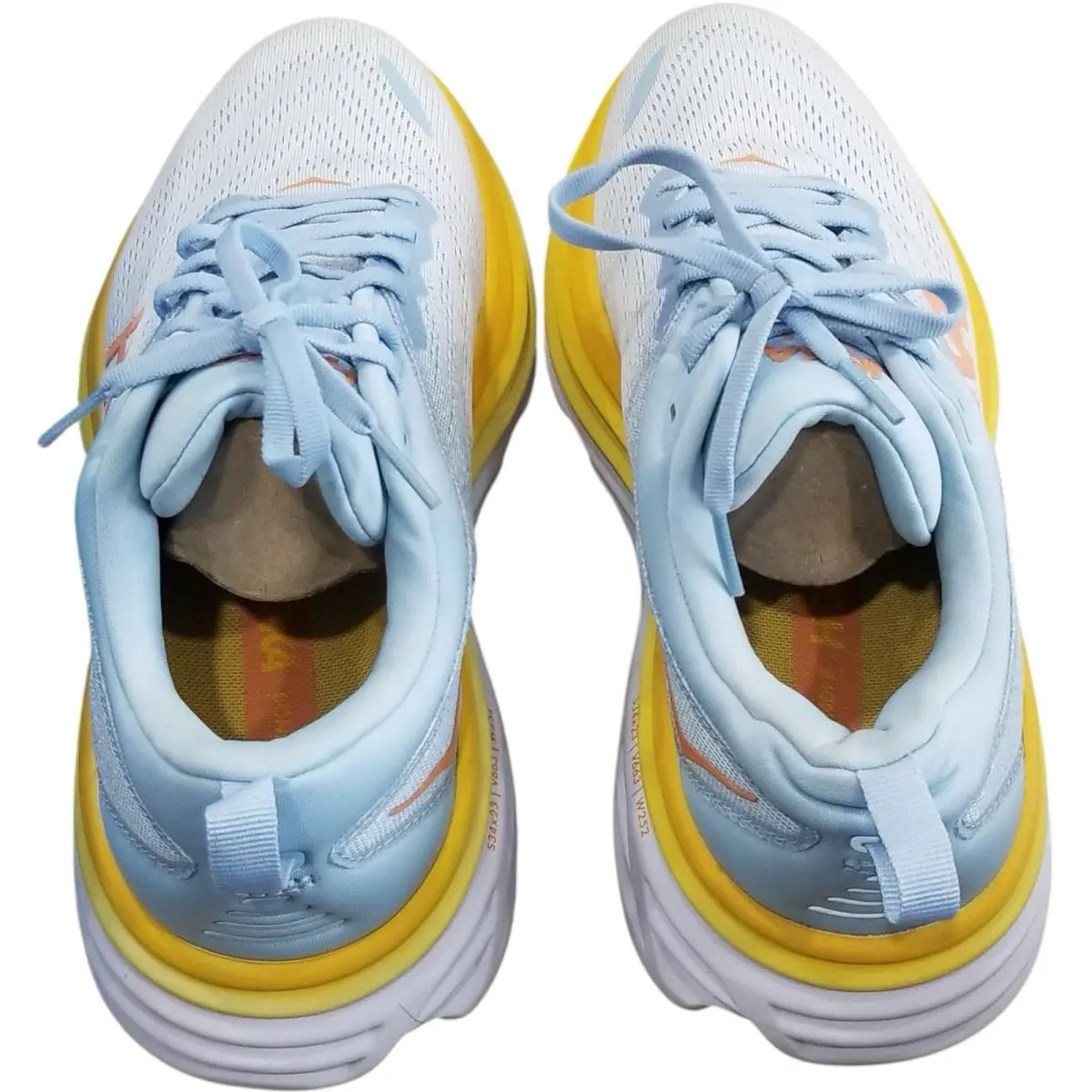Hoka shoes - Hoka One One HOKA Bondi 8 - 1127952 SSCA - Blue Orange Yellow (UPC: 195719638832) 1