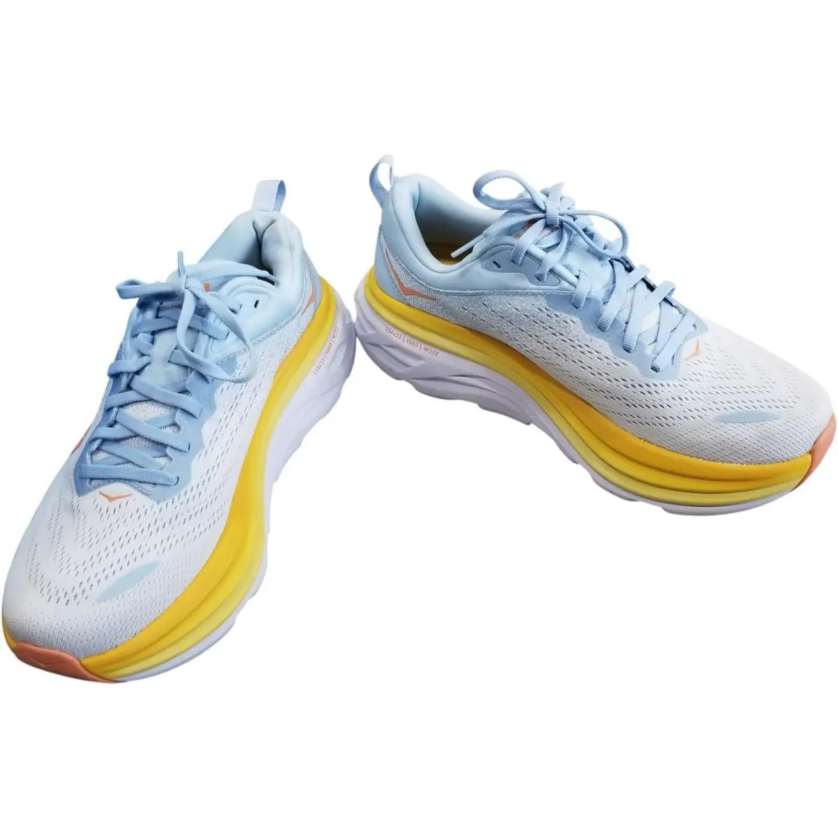 Hoka shoes - Hoka One One HOKA Bondi 8 - 1127952 SSCA - Blue Orange Yellow (UPC: 195719638832) 2