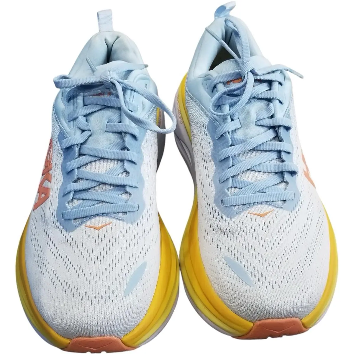 Hoka shoes - Hoka One One HOKA Bondi 8 - 1127952 SSCA - Blue Orange Yellow (UPC: 195719638832) 3