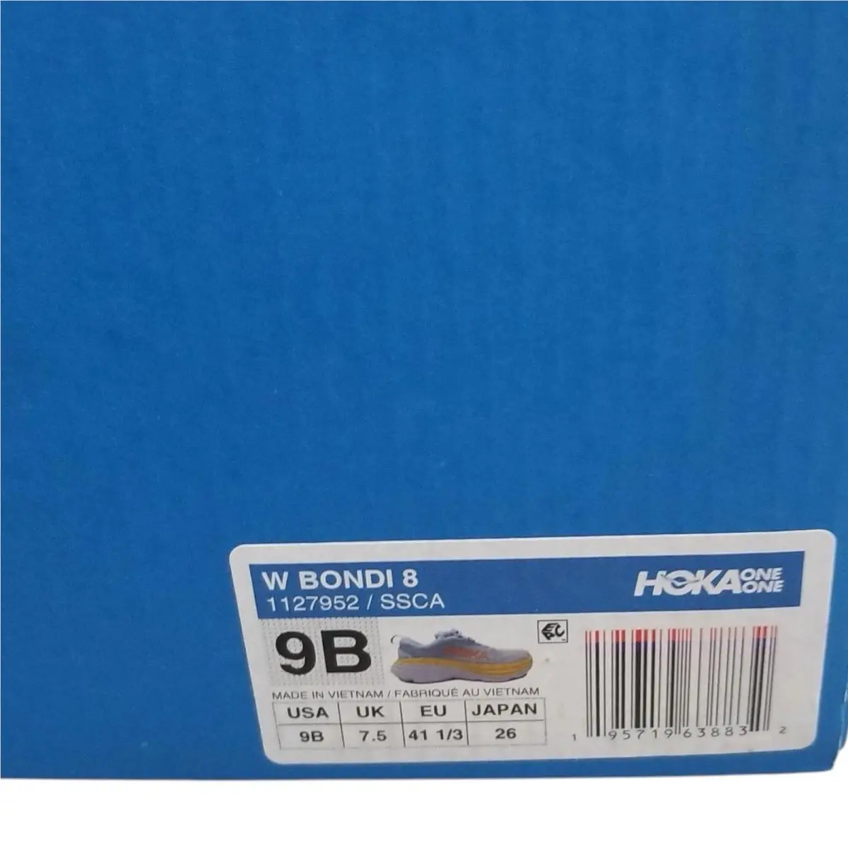 Hoka shoes - Hoka One One HOKA Bondi 8 - 1127952 SSCA - Blue Orange Yellow (UPC: 195719638832) 6