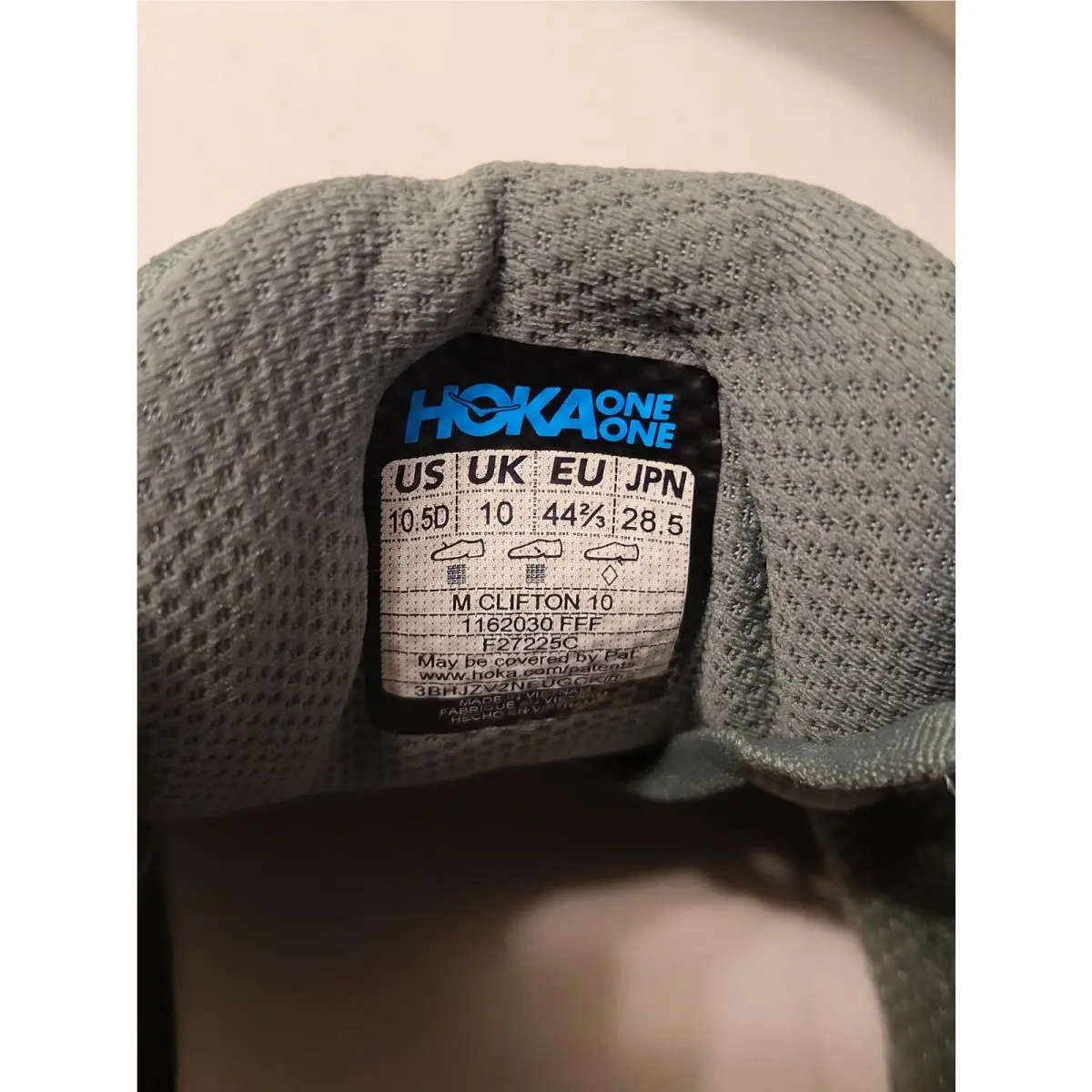 Hoka shoes - Hoka One One Clifton 10 - 1162030-FFF - Green 10