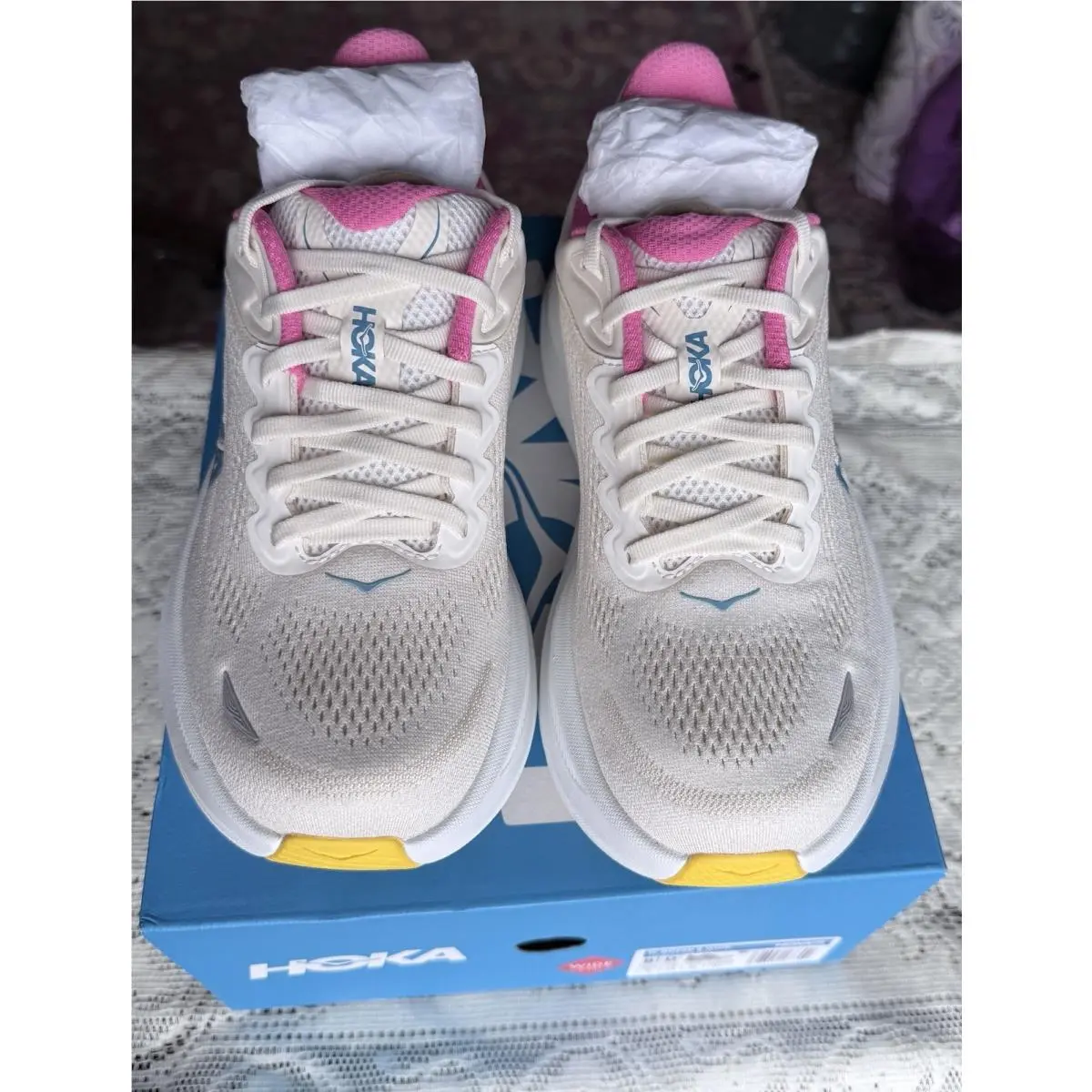 Hoka shoes - Hoka One One Bondi - One One Bondi - 1162014-ALBST - Ivory 0