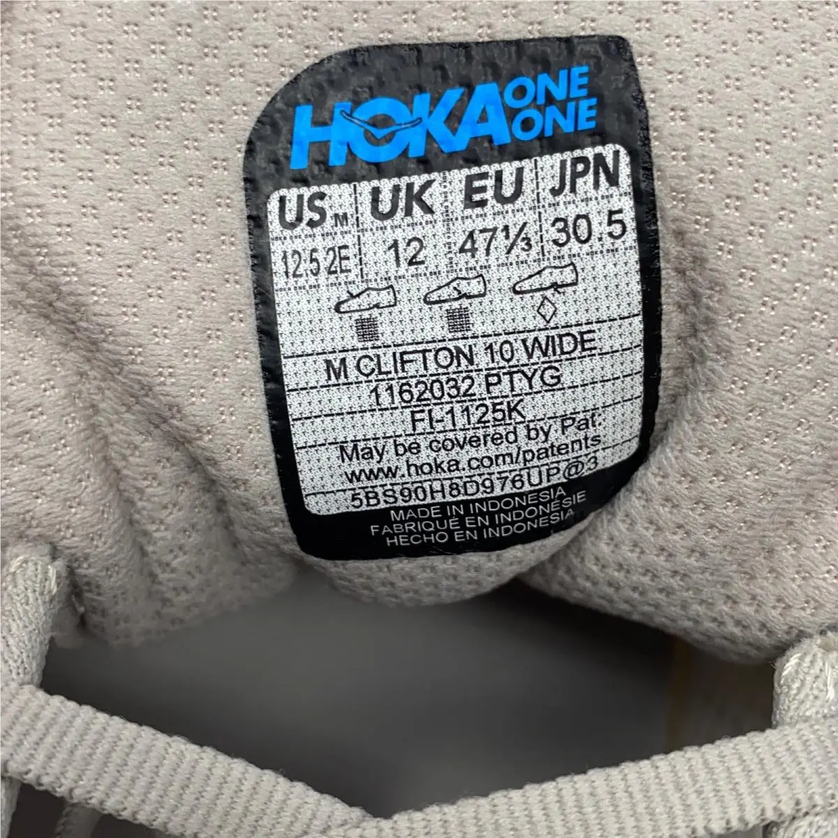 Hoka shoes - Putty/Grout (UPC: 198605494611) 3