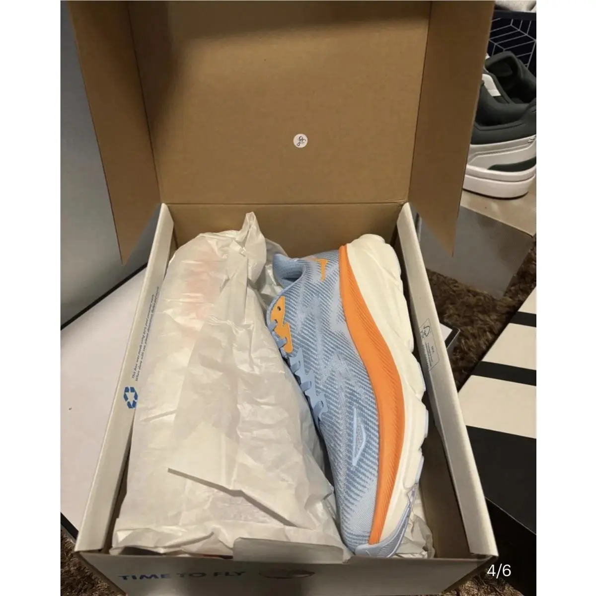Hoka shoes - HOKA Clifton 9 - Clifton - Blue, Orange, White, Pink 1