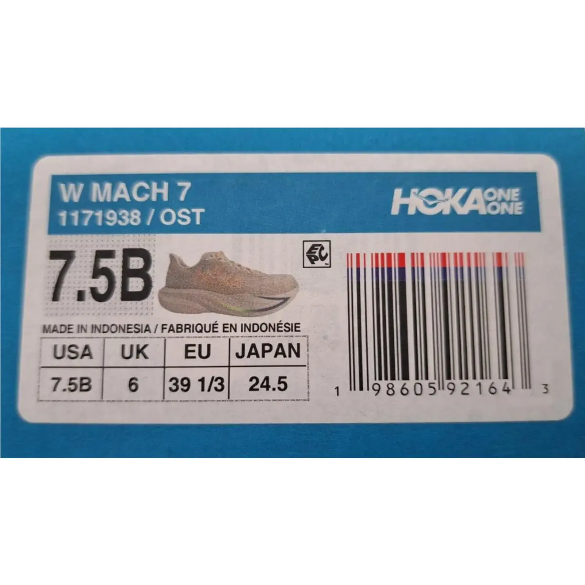 Hoka shoes - Hoka Mach 7 - Mach - 1171938/OST - Oat Milk Alabaster (UPC: 198605921643) 5